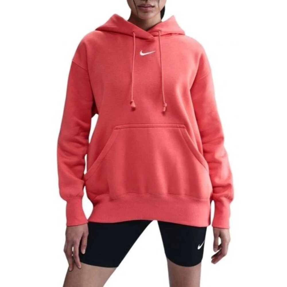 Nike Phoenix Fleece Women’s Pullover Hoodie Small Magic Ember Sail NWT